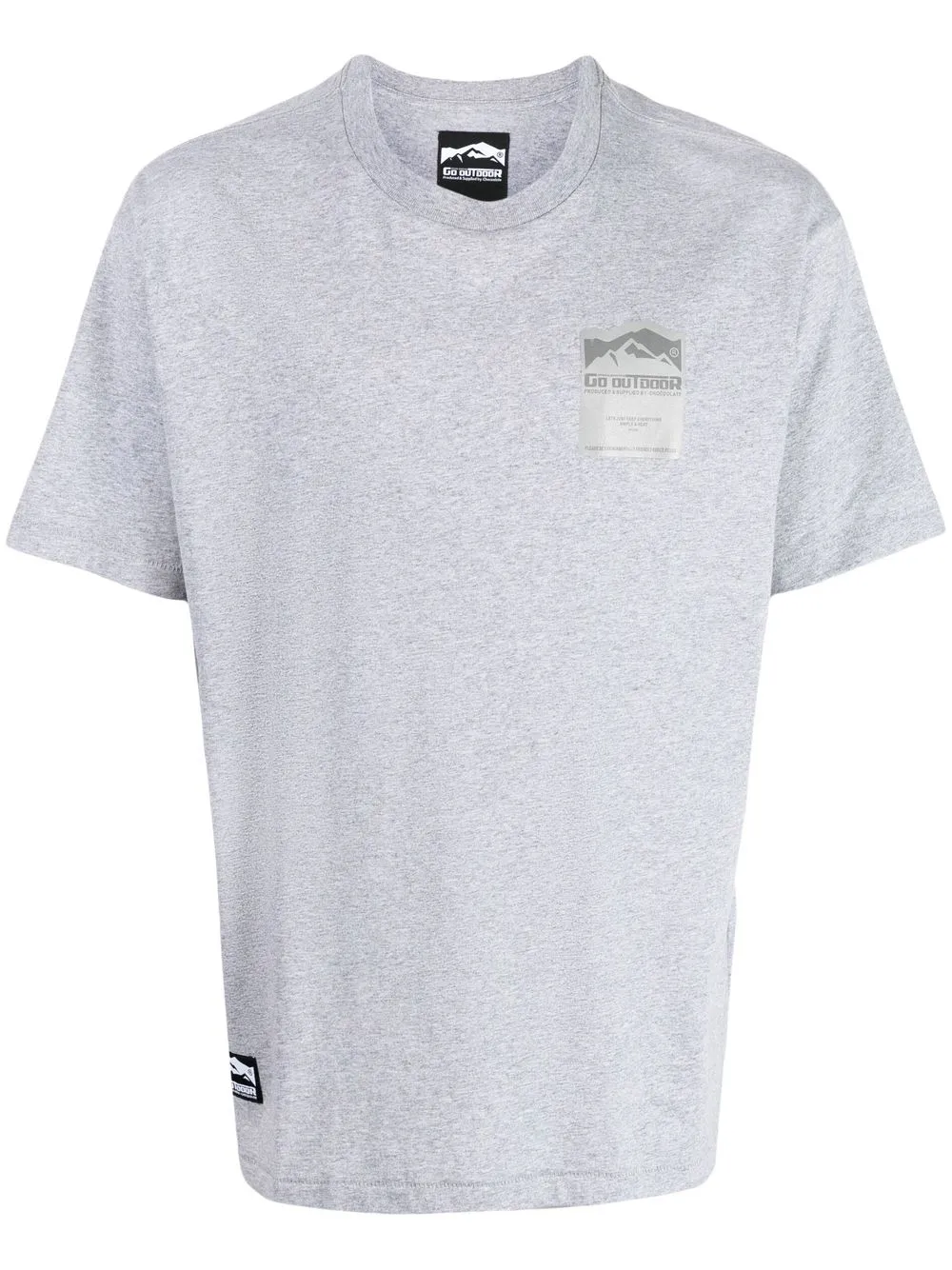 

CHOCOOLATE playera con detalle de parche - Gris