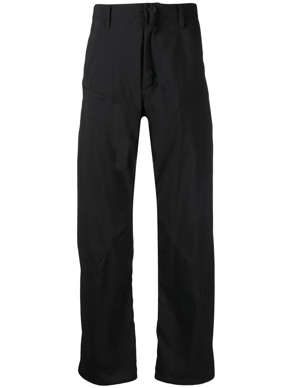 Acronym Straight-leg Cut Trousers In Schwarz