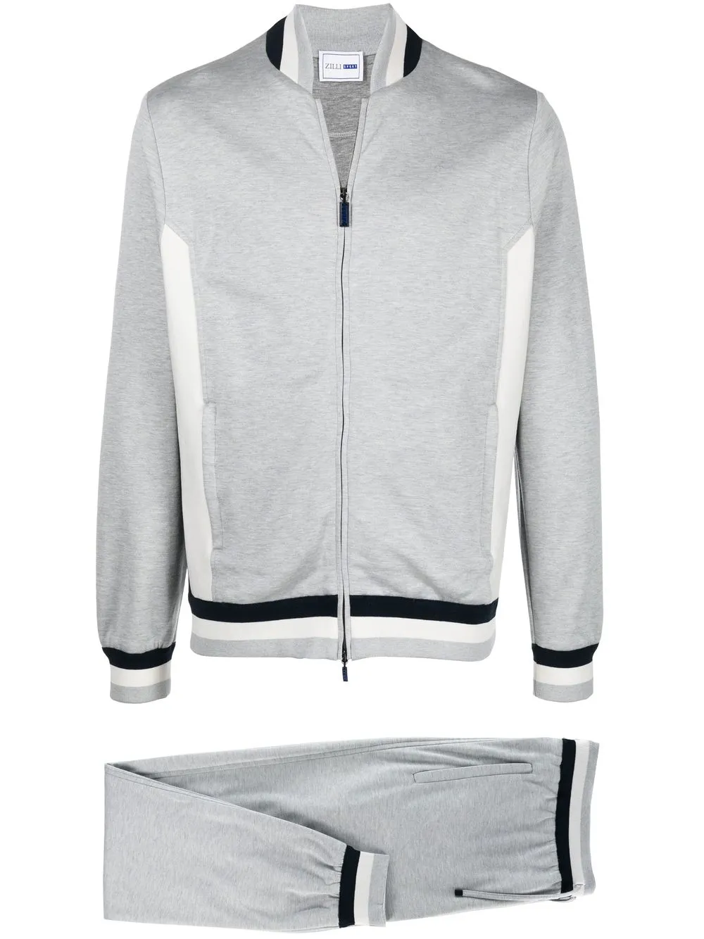 

Zilli stripe-trimmed tracksuit set - Grey