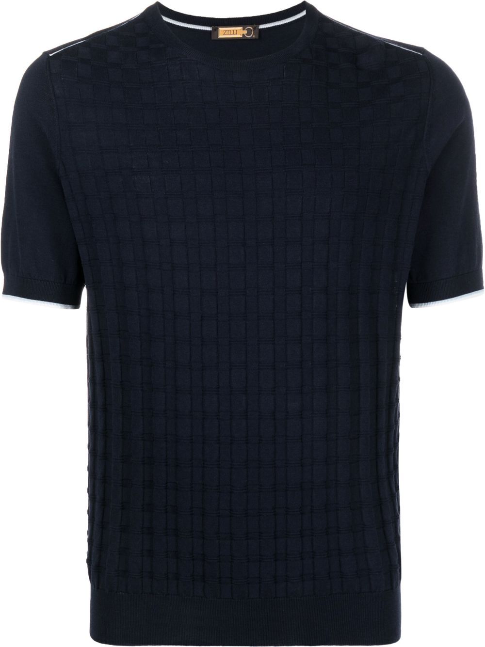 short sleeve knitted top