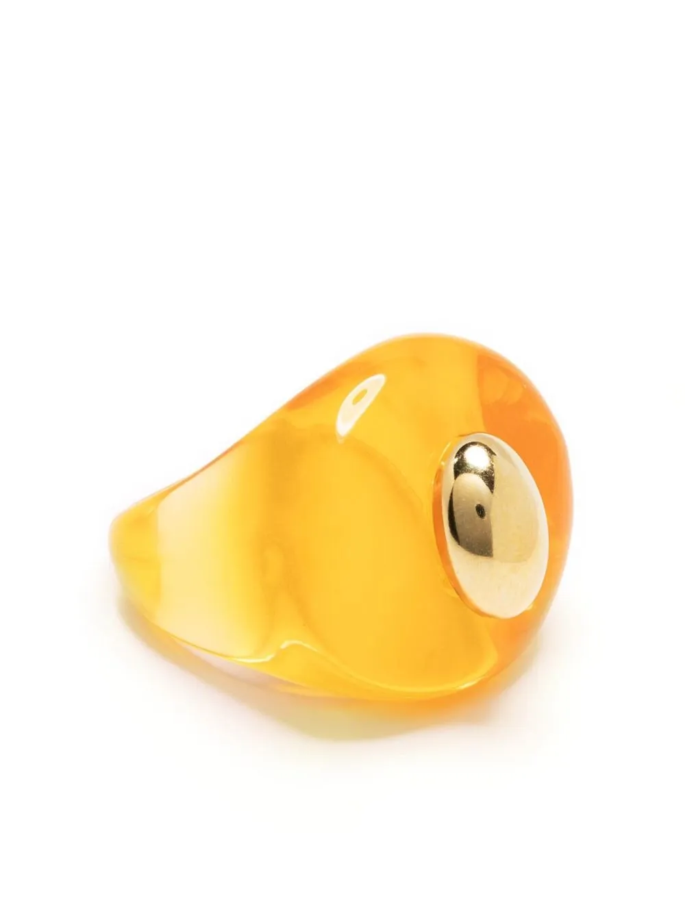 

LA MANSO embellished oversized ring - Orange