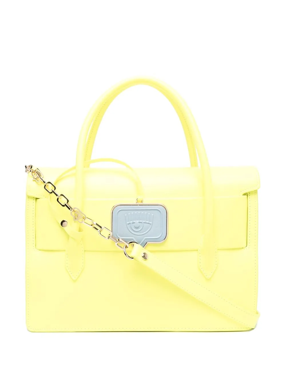 

Chiara Ferragni tote Eyelike - Amarillo