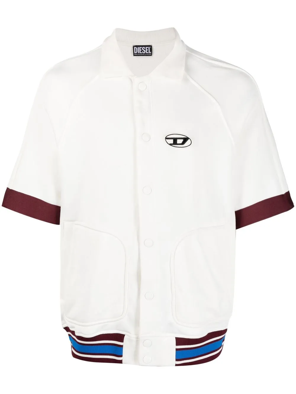 Diesel Shortsleeve Shirt Jacket In White ModeSens
