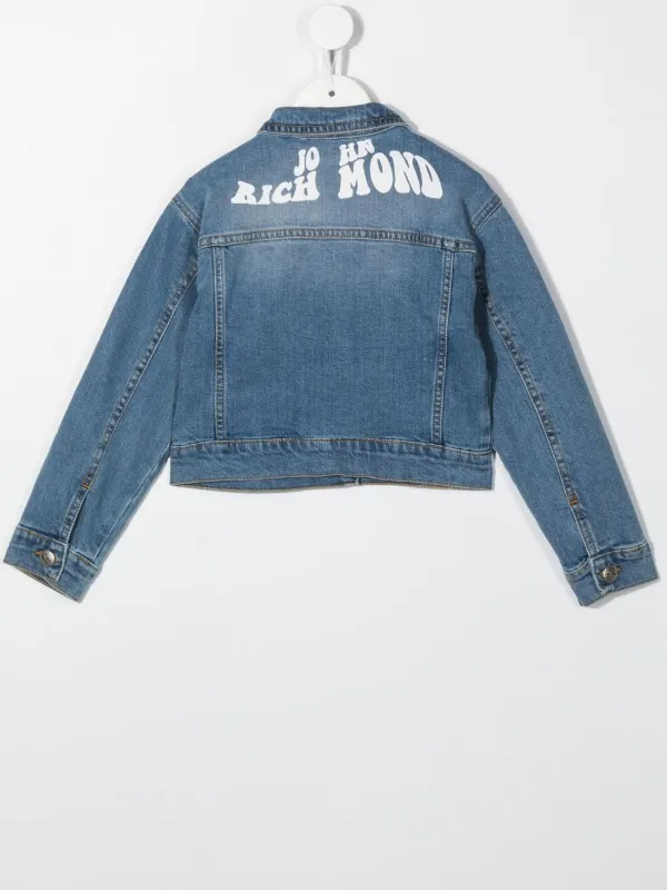 John Richmond Junior logo-print Denim 