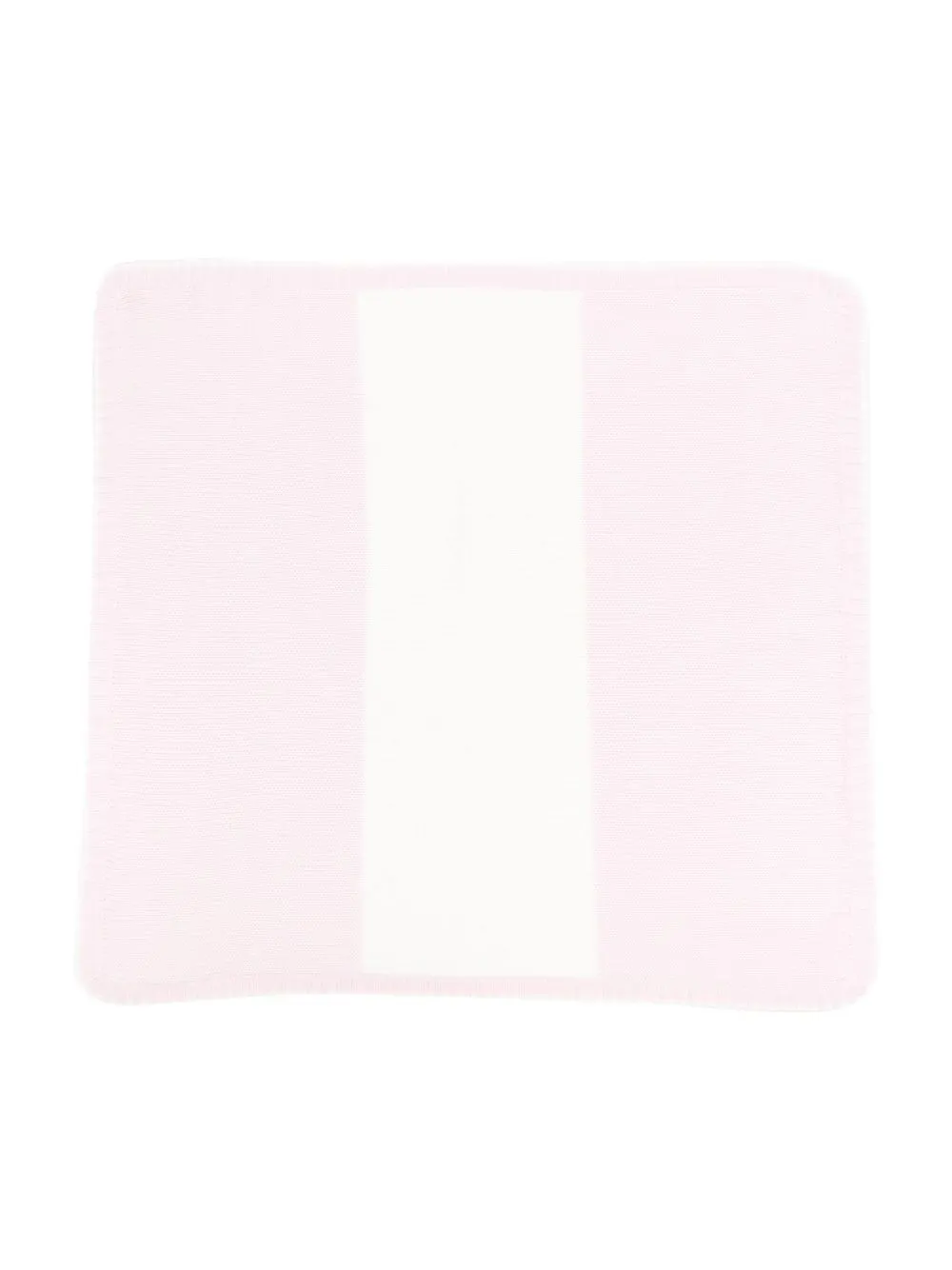 

La Stupenderia colour-block knitted blankets - Pink