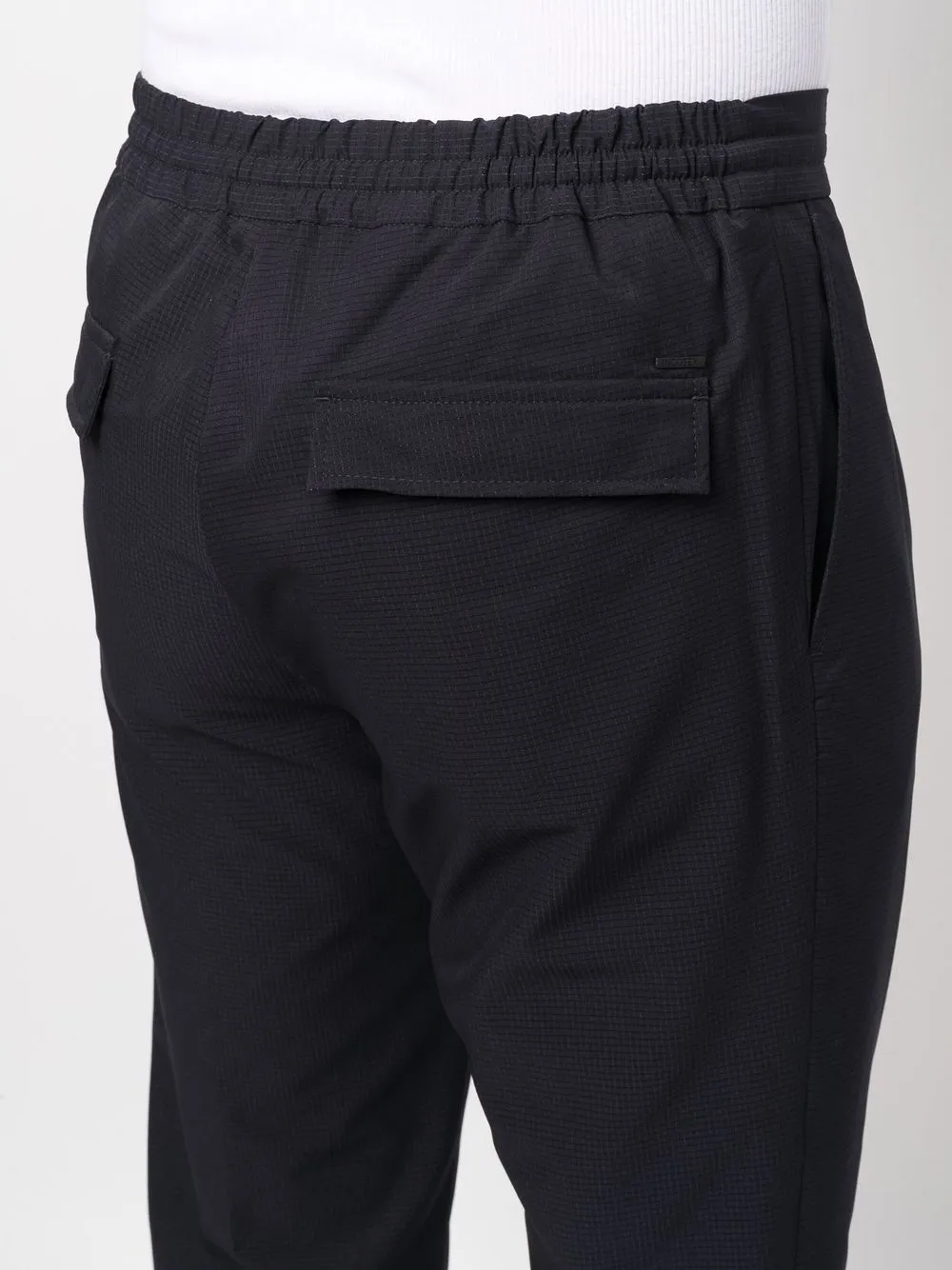 Incotex Tapered Virgin-wool Trousers In Blue