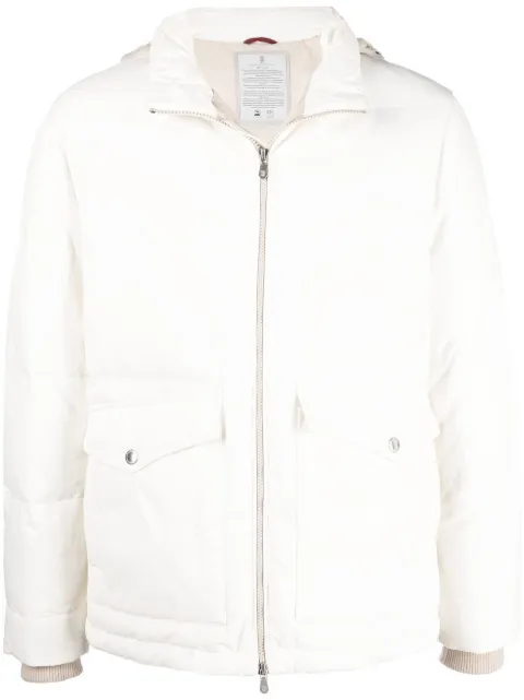 Brunello Cucinelli padded hooded jacket