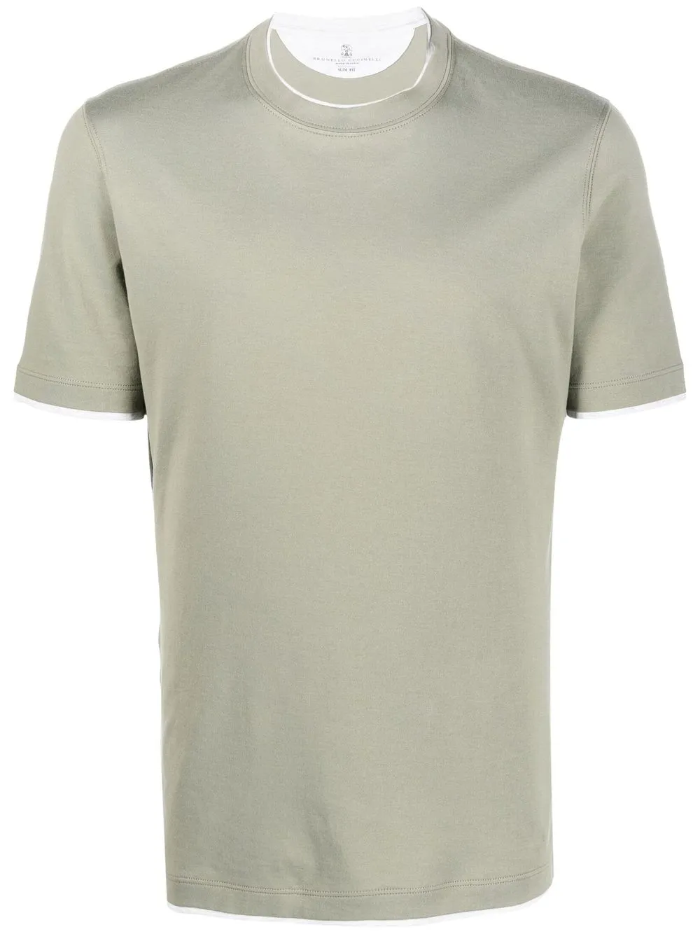 

Brunello Cucinelli layered-effect crewneck T-shirt - Green