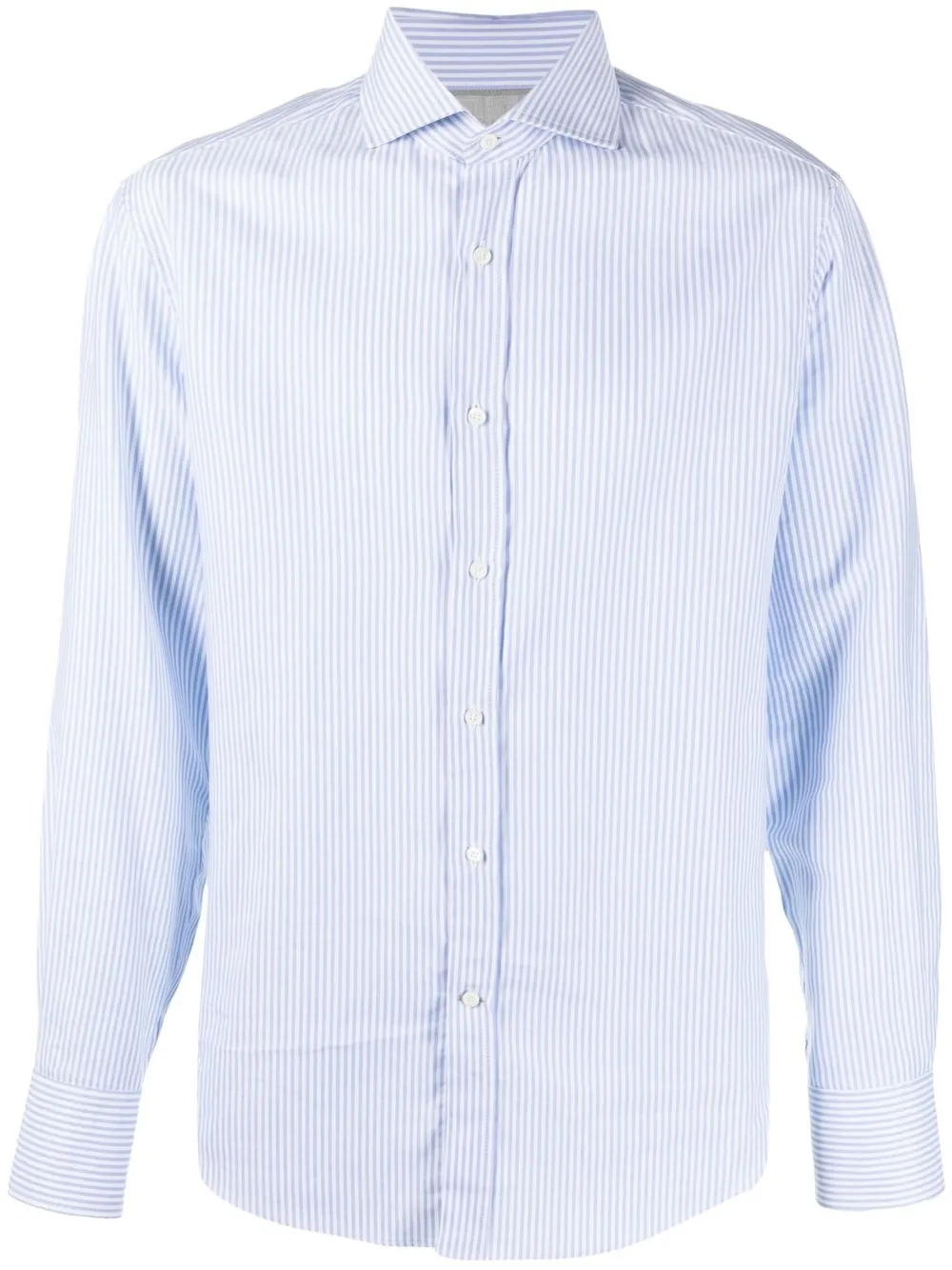 

Brunello Cucinelli stripe-print long-sleeve shirt - White