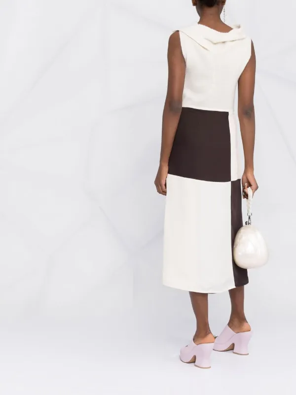 Jil Sander カラーブロック スカート | ニュートラル | FARFETCH JP