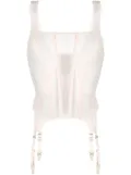 Maison Close L'Amoureuse combination corset - Pink