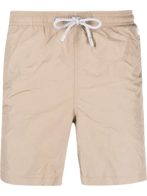 MC2 Saint Barth shorts de playa con parche del logo y cordones en la pretina