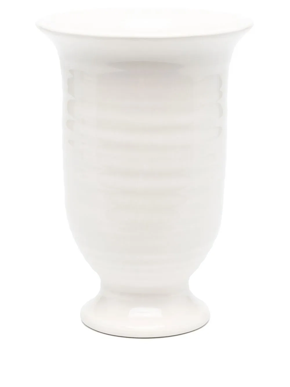 

Brunello Cucinelli ribbed ceramic vase - Neutrals