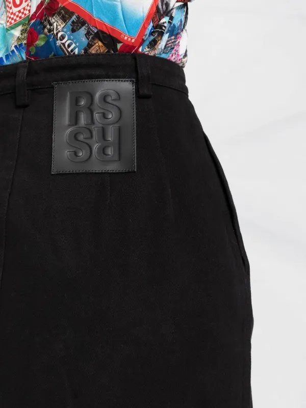 Raf Simons ボタン スカート | ブラック | FARFETCH JP