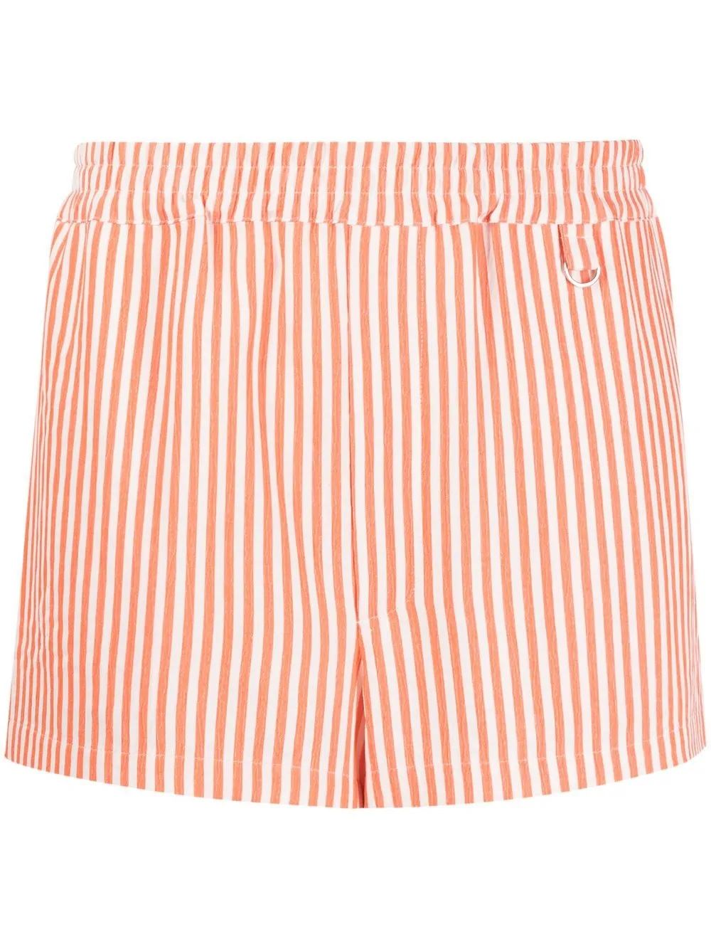 

Roseanna stripe-print design shorts - Orange