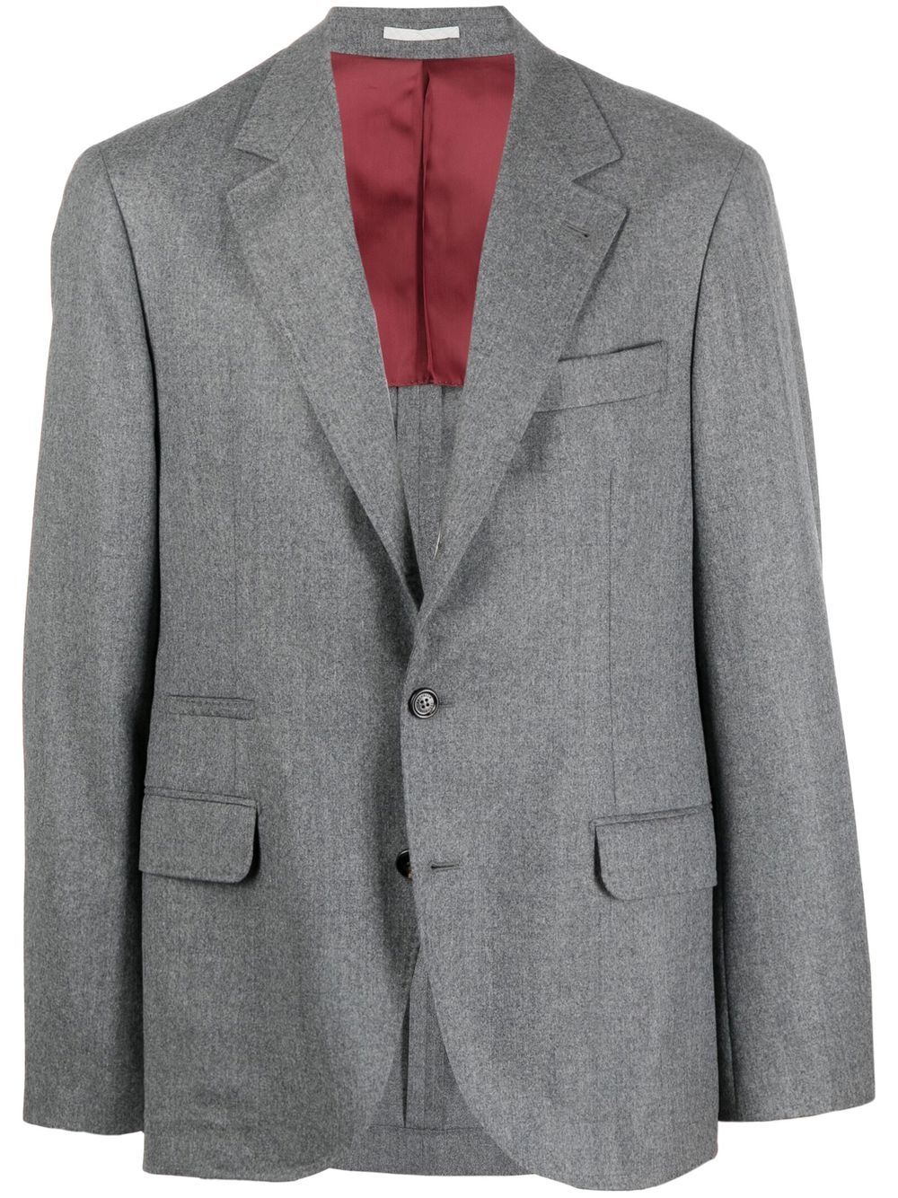 

Brunello Cucinelli blazer entretejido - Gris