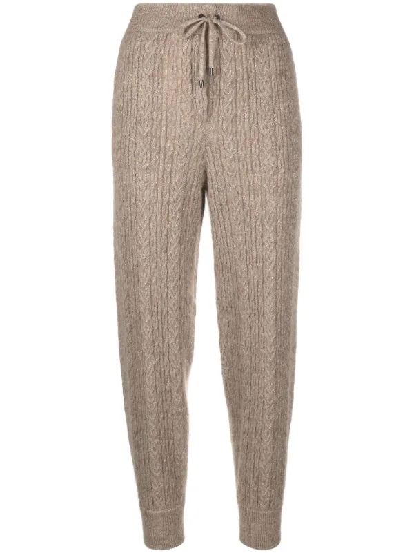 Brunello Cucinelli cable-knit Trousers 