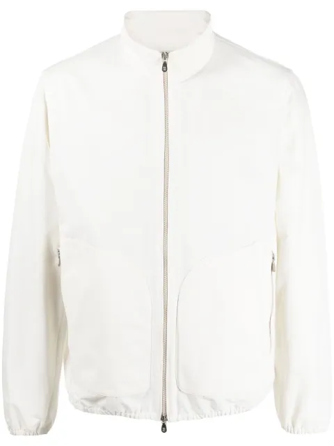 Brunello Cucinelli funnel-neck cotton jacket