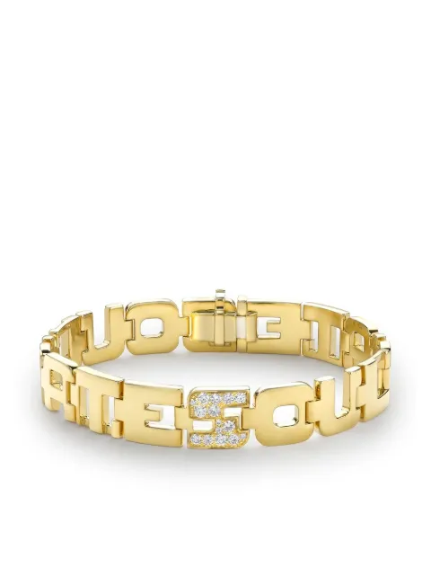 Pragnell 18kt yellow gold Soulmate diamond bracelet