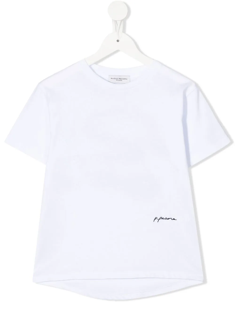 

Paolo Pecora Kids snake-print detail T-shirt - White