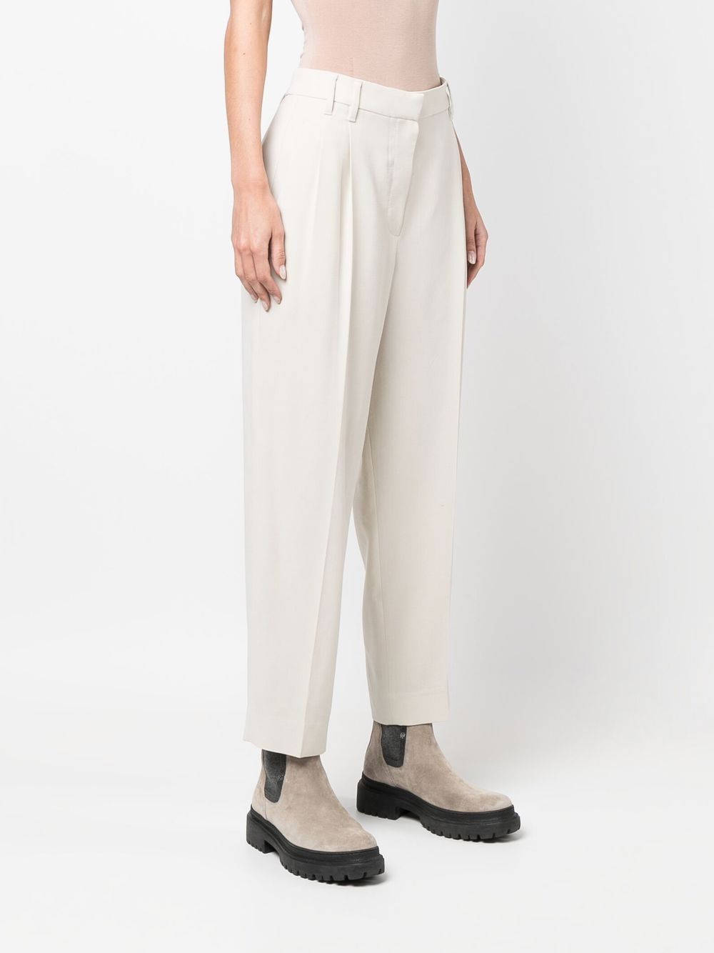 Brunello Cucinelli high-waisted tailored trousers Women