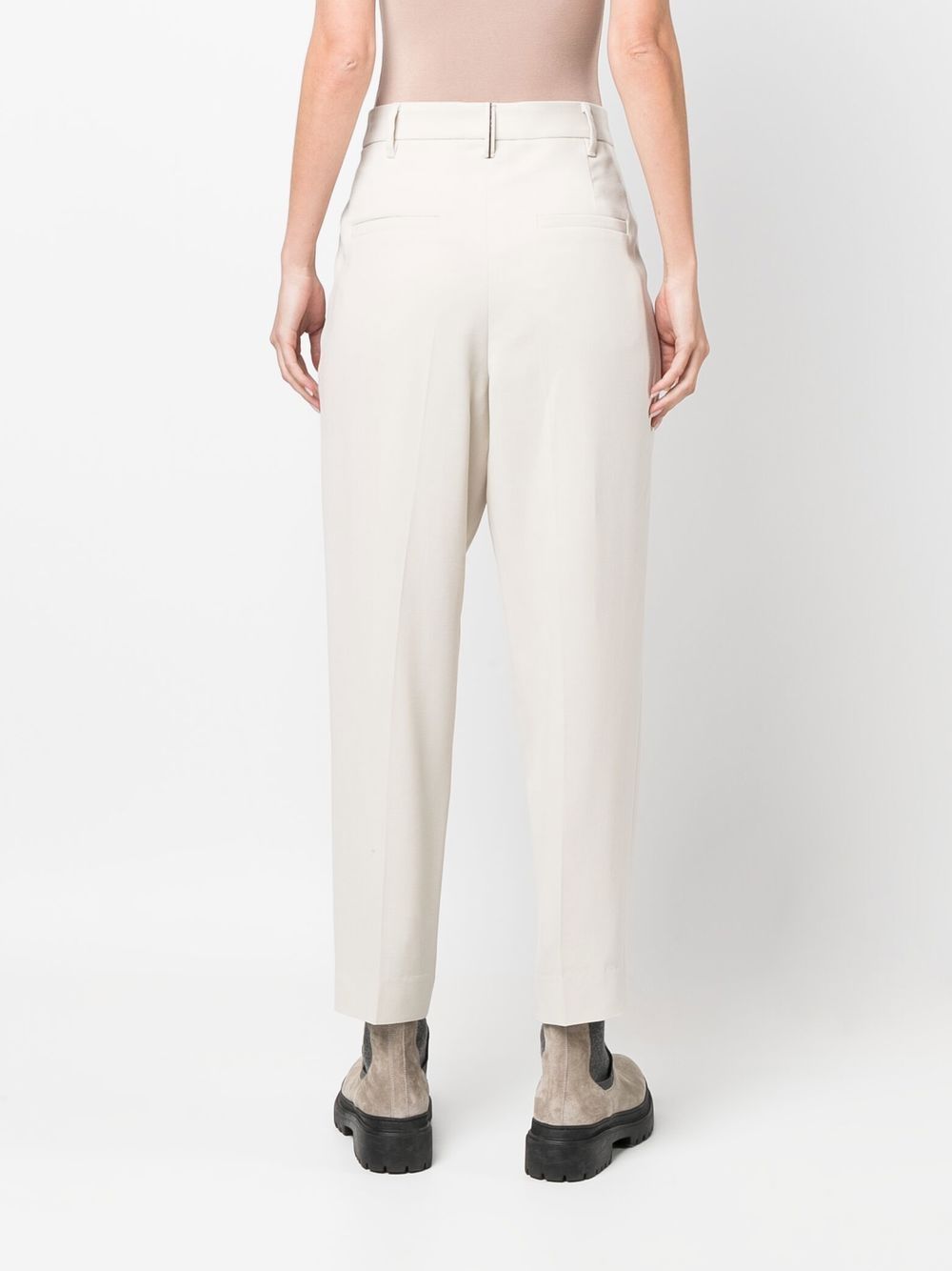 Brunello Cucinelli high-waisted tailored trousers Women