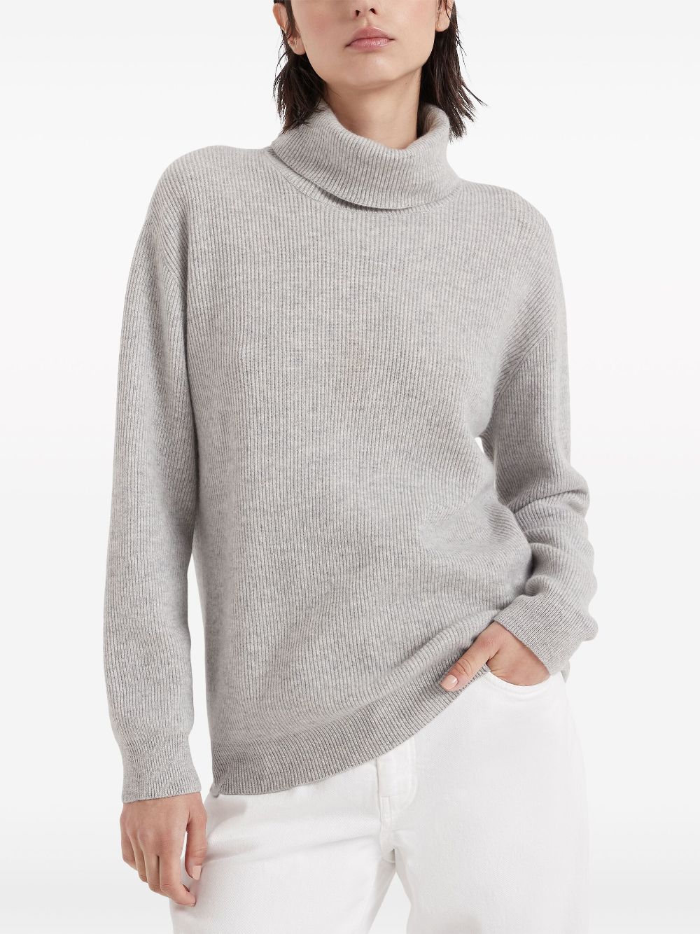 Brunello Cucinelli roll-neck cashmere jumper Women