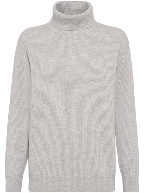 Brunello Cucinelli roll-neck cashmere jumper Women