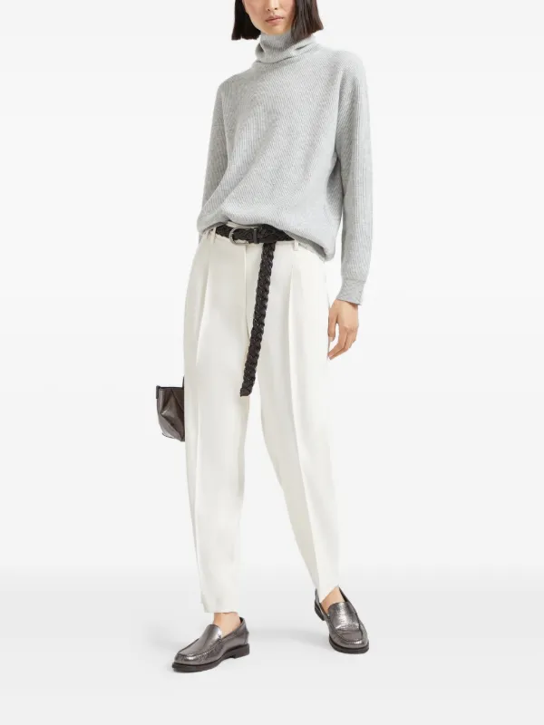 Brunello Cucinelli タートルネック カシミアセーター | グレー