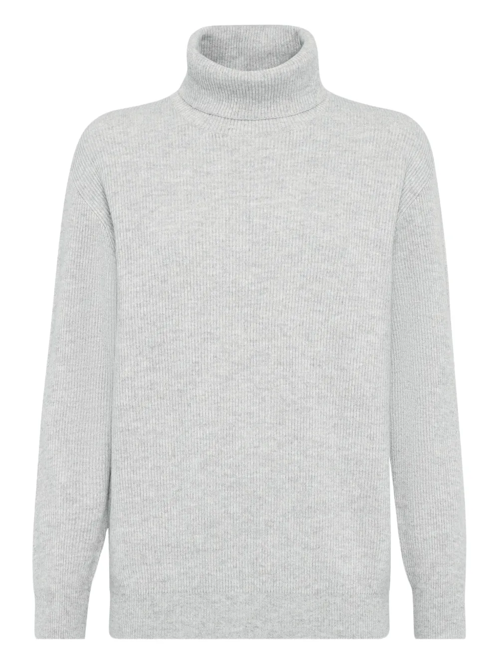 Brunello Cucinelli roll-neck cashmere jumper | Grey | Image 1