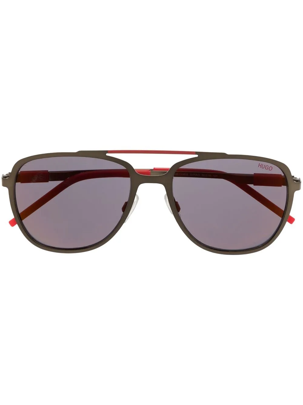 

BOSS pilot-frame two-tone sunglasses - Black