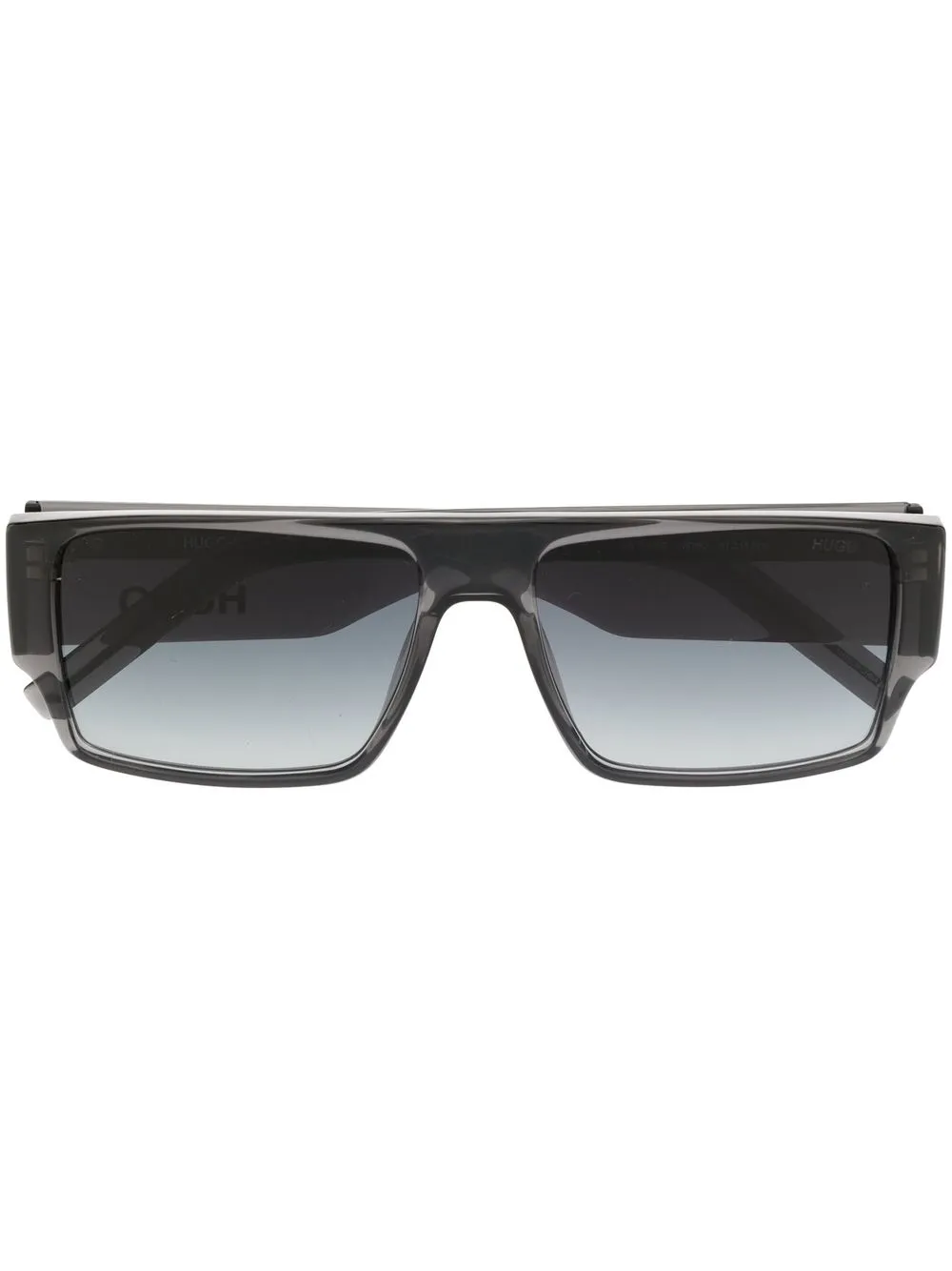 

BOSS rectangle-frame oversized sunglasses - Black