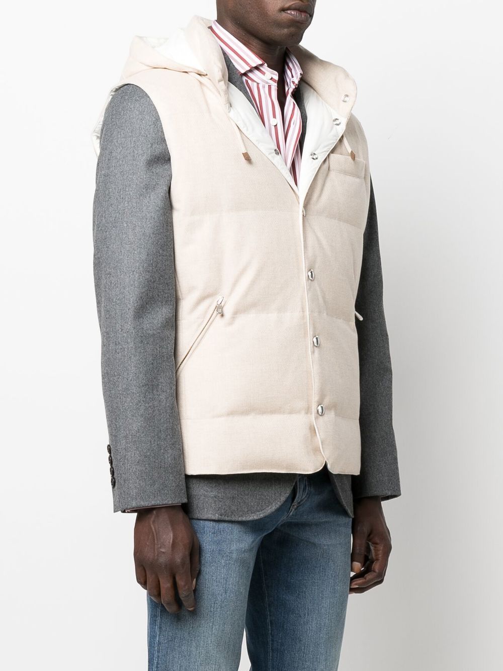 Brunello Cucinelli goose down padded gilet Men