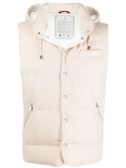 Brunello Cucinelli goose down padded gilet