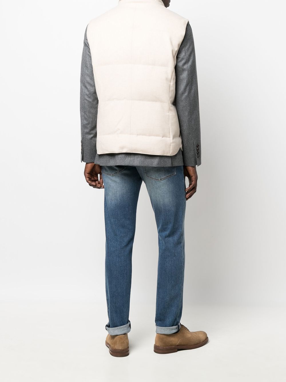 Brunello Cucinelli goose down padded gilet Men