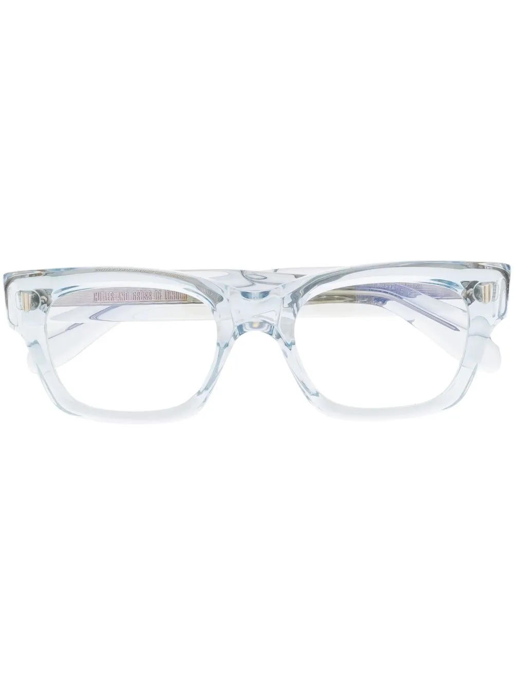 

Cutler & Gross lentes con armazón cuadrada transparente - Azul