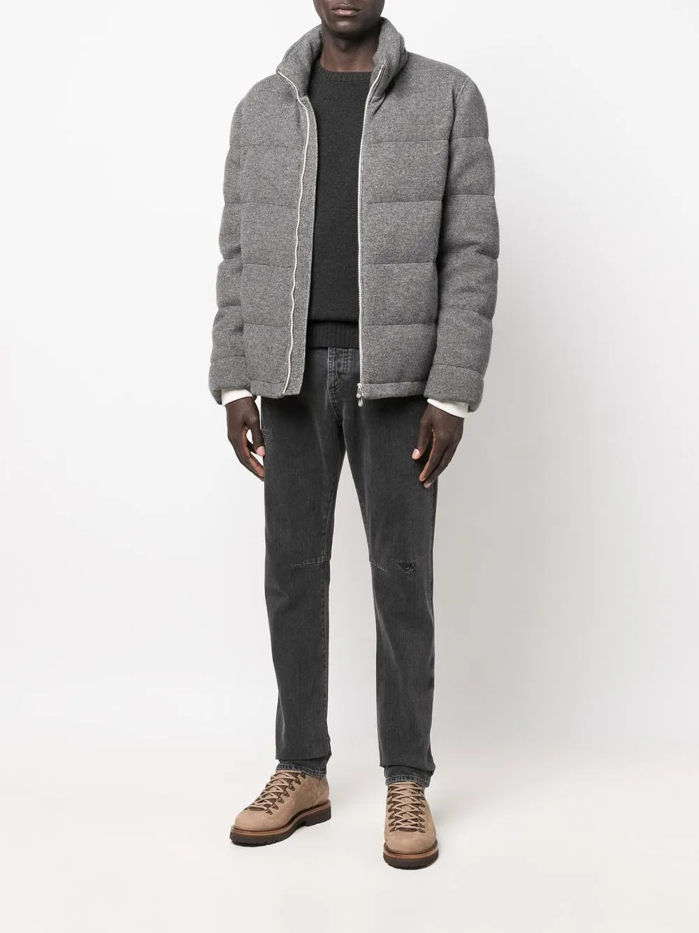 Brunello Cucinelli Kasjmier trui - Grijs