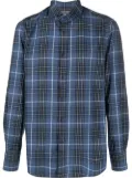 Brunello Cucinelli check button-down shirt - Blue