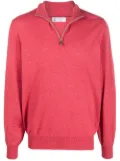 Brunello Cucinelli cashmere roll-neck jumper - Red