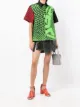 AGR colour-block logo-print shirt