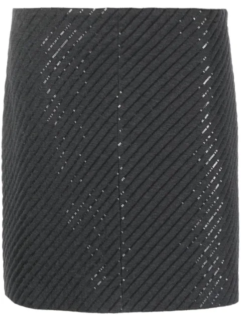Brunello Cucinelli sequin embellished mini skirt