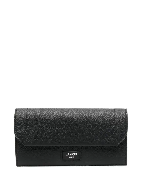 Lancel logo-patch leather wallet