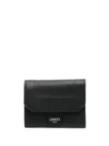 Lancel logo-patch leather wallet - Black