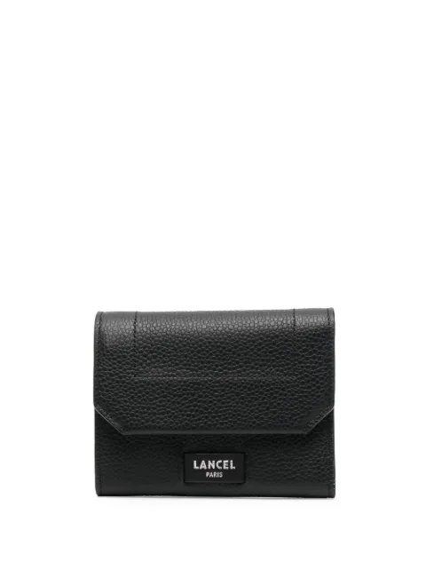 Lancel logo-patch leather wallet