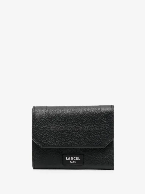 Lancel logo-patch leather wallet