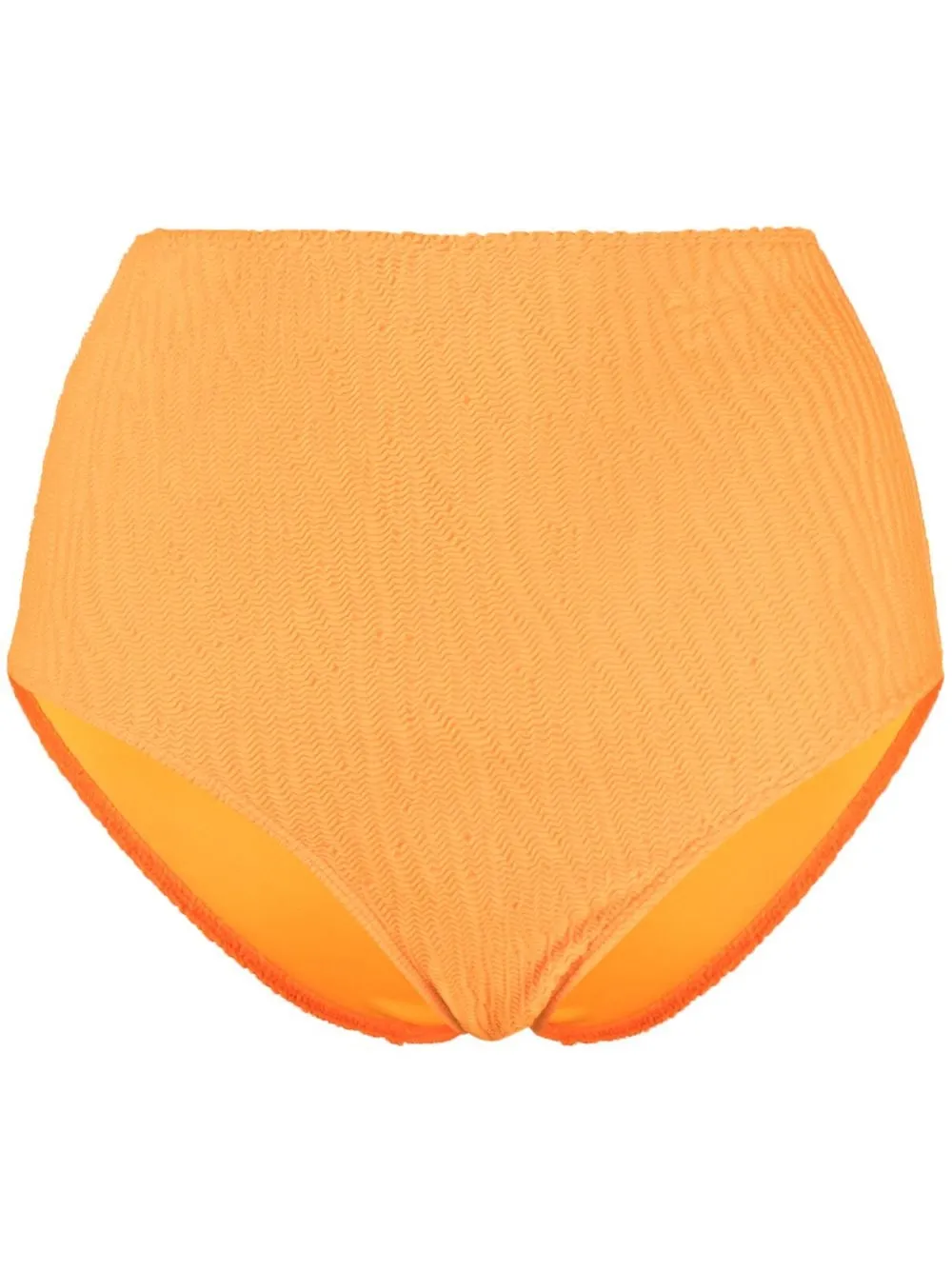 

Roseanna bikini bottom Gaufre de tiro alto - Naranja