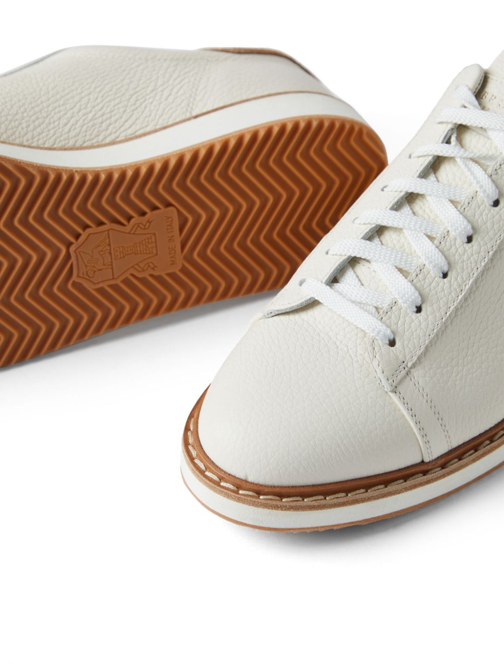 Brunello Cucinelli contrast-trimmed low-top sneakers Men