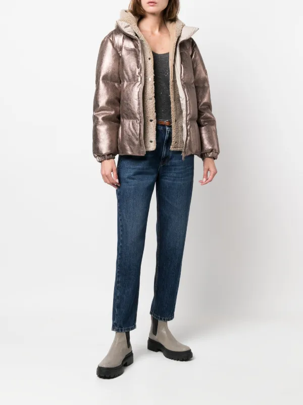 Brunello Cucinelliメタリックジャケット-