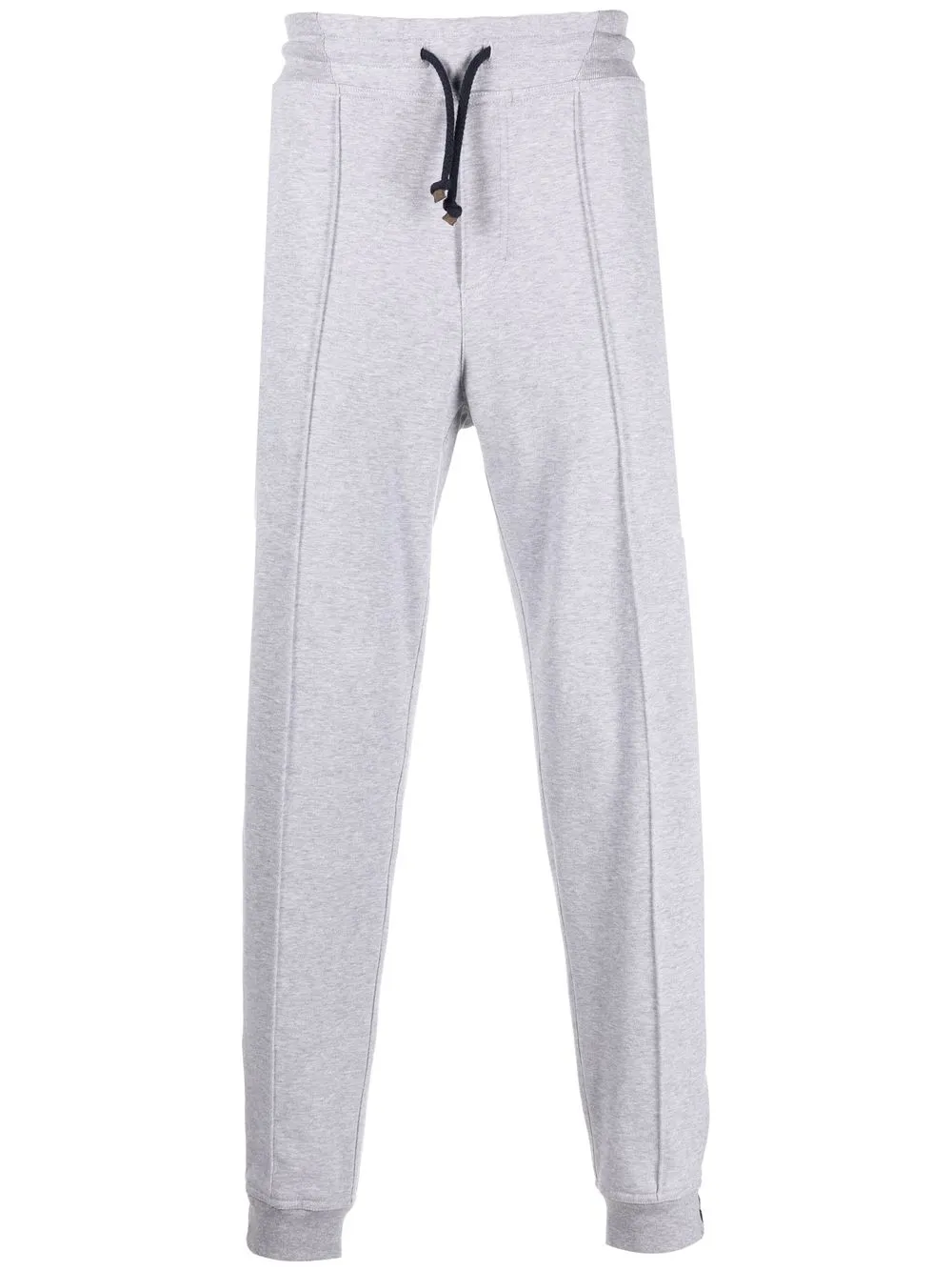 

Brunello Cucinelli drawstring-waist cotton track pants - Grey