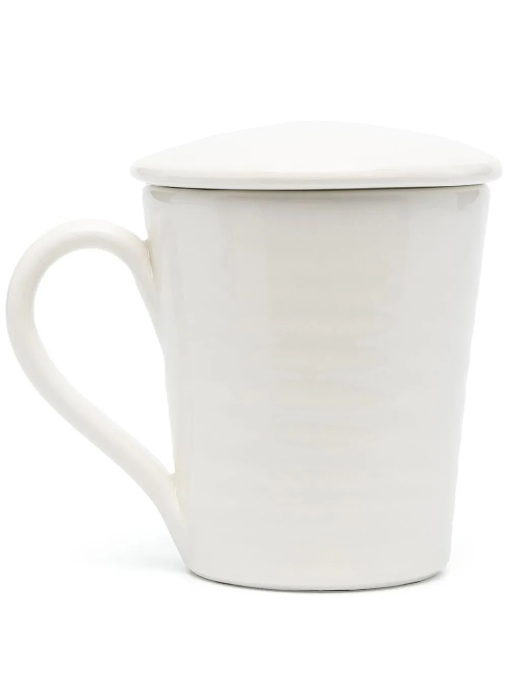 

Brunello Cucinelli ceramic mug with topper - Neutrals